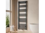 Emke Radiatore Bagno Asciugamani Radiatore 60X180Cm 860 Watt Di Potenza Antracite Attacco Centrale Riscaldamento Senza Resistenza