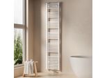Emke Radiatore Bagno Asciugamani Radiatore 40X180Cm 618 Watt Di Potenza Bianco Attacco Centrale Riscaldamento Senza Elemento Riscaldante