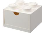 Lego 40201735 Cassettiera Lego Desk Drawer 4, 1 Cassetto, Bianco