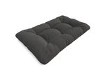 Pokar Cuscino Per Pallet Con Bella Trapuntatura Cuscino Per Divano In Pallet, Dimensioni: Cuscino Di Seduta 120 X 80, Colore: Antracite