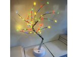 Led Colorato Stella Lampada Artificiale Albero Bonsai Luce Decorativa Luci A Batteria Operata Decorazione Interna