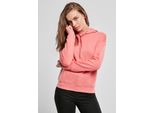 Urban Classics TB1524 | Felpa Con Cappuccio Da Donna Con Polsini A Coste - Colore: Rosa Pallido - Taglia: S