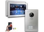 Videocitofono Ip Goliath: 10 Pollici 2 Casa Famiglia, Display, Argento : Scatola Da Incasso : 10 Pollici In Bianco : 4 Connessione Poe Via:: 4 Poe Selezione Monitor: 10 Pollici In Bianco Scatola Di Montaggio Campanello: Scatola Da Incasso
