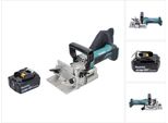 Makita Dpj 180 T1 Scanalatrice A Batteria 18 V 100 Mm + 1X Batteria 5,0 Ah - Senza Caricatore