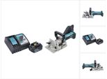 Makita Dpj 180 RT1 Scanalatrice A Batteria 18 V 100 Mm + 1X Batteria 5,0 Ah + Caricabatterie