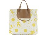 Marc O'polo Borsa A Tracolla Borsa Shopper Eywa Shopper Yellow Flower Bianco Multicolore