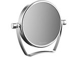 Emco Puree Miroir De Voyage, DiamèTre 83 Mm, Grossissement 5X, Chrome, 109400123, 109400123