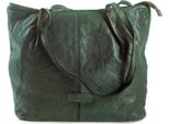 Harold's Pelle Borsa A Tracolla Borsa Shopper Submarine Shopper Green Verde Scuro