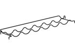 Metaltex Wijnrek 25X3X68 Cm Zwart