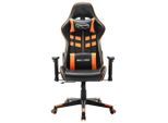 Syfax™ Sedia Da Gaming Nera E Arancione In Pelle Finta