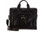 Saddler Borsa Da Ufficio Borsa A Tracolla Con Scomparto Per Laptop Adam Computer Bag Dark Brown Marrone