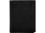 Fossil Portafoglio Beck Trifold Black Nero