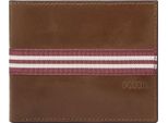 Fossil Portafoglio Jared Coin Pocket Bifold Brown Marrone