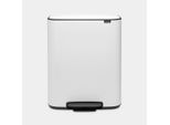 Brabantia Bo Poubelle 2 X 30L Bianco
