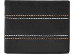 Fossil Portafoglio Reese Bifold With Flip Id Black Nero
