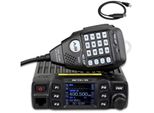 Retevis RT95 Mini Dispositivo Mobile Radioamatore Dual Band 200 Canali 5W/15W/25W Dtmf 5 Toni Trasmettitore Auto (Nero)