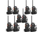 Ricetrasmettitore Retevis RT24, Radio Auricolare, PMR446, Radio Ricetrasmittente A 16 Canali Ctcss/Dcs, Sicurezza, Cantiere, Assistenza Di Emergenza, Ecc