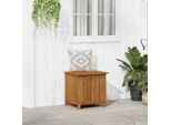 Contenitore Da Giardino 60X50X58 Cm In Legno Massiccio Di Acacia