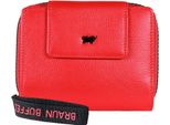 Braun BüFfel Pelle Portafoglio Capri Zip Wallet 8CS Red Rosso