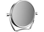 Emco Puree Miroir De Voyage, DiamèTre 90 Mm, Grossissement 3X, Chrome, 109400122, 109400122