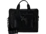 Saddler Borsa Da Ufficio Borsa A Tracolla Con Scomparto Per Laptop Adam Computer Bag Black Nero