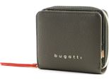 Bugatti Portafoglio Ella Ladies Small Zip Around Wallet Olive Verde