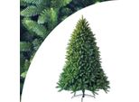 Costway Albero Di Natale Artificiale Da 180 Cm, Albero Di Natale Con Supporto In Metallo, Albero Di Natale Con Aghi In Pvc, Albero Di Natale Artificiale Con Sistema Pieghevole, Verde