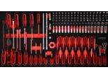 Ks Tools Set Di Chiavi A Bussola E Cacciaviti Da 1/4" Con Inserto In Schiuma 146 Pezzi - 813.0146"