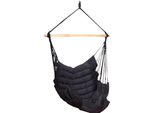Macamex Softchair Black Sedia Pensile Certificata Fsc™ Imbottita Nera Resistente Alle Intemperie