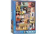 Puzzle Da 1000 Pezzi - Puzzle - Vintage Art Deco - Poster Di Danza Classica + Accessori Per Puzzle