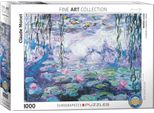 Puzzle Da 1000 Pezzi - Puzzle - Ninfee Di Claude Monet + Set Di 3 Accessori Per Puzzle Deluxe