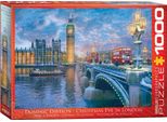 Puzzle Da 1000 Pezzi - Puzzle - Vigilia Di Natale A Londra + Accessori Per Puzzle