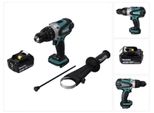 Trapano Avvitatore A Percussione A Batteria Makita Dhp 458 F1 18 V 91 Nm + 1X Batteria 3,0 Ah - Senza Caricabatterie