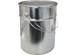 Secchio In Latta Da 10 Litri Hobbock Incl. Coperchio Con Anello Di Serraggio | Robusta Impugnatura In Metallo | A Tenuta D'aria E Di Liquidi | Robusto E Impilabile | Adatto Per Merci Pericolose | Lamiera D'acciaio Stagnata