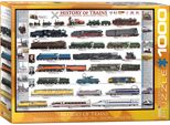 Puzzle Da 1000 Pezzi - Puzzle - Sviluppo Della Ferrovia + Puzzle Telaio In Alluminio Da 1000 Pezzi