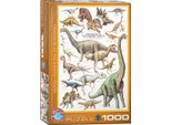 Puzzle Da 1000 Pezzi - Puzzle - Dinosauri Giurassici + Set Deluxe Di 3 Accessori Per Puzzle