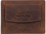 Greenland Nature Pelle Portafoglio Montenegro Rfid Wallet Brown Marrone