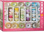 Puzzle Da 1000 Pezzi - Puzzle - Finissime Tazze Da Tè In Porcellana + Set Di 3 Accessori Per Il Puzzle