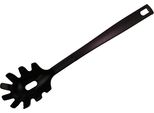 Fackelmann 23745 Cucchiaio Per Spaghetti Sospeso 30Cm Nero, Utensile Da Cucina In Plastica, Cucchiaio Per Pasta Per Pentole E Padelle Rivestite (Colore: Nero), Quantità: 1 Pezzo