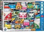 Volkswagen Bus Funky Jam - Puzzle Da 1000 Pezzi Di Dimensioni 68X48 Cm