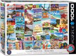 Puzzle Da 1000 Pezzi - Puzzle - Spiagge Da Sogno Del Mondo + Accessori Per Puzzle