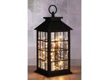 2.02 Lanterna Led 30 Led Bianco Caldo - Circa 14 X 14 X 30,5 Cm