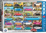 Puzzle Da 1000 Pezzi - Puzzle - Volkswagen Beetle - Ampiamente Viaggiato + Cornice In Alluminio Per 1000 Pezzi