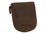 Greenland Nature Pelle Scatola Viennese Montenegro Coin Purse Brown Marrone
