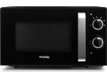 Microonde Compatto H.Koenig VIO8, Potenza 700 W, 20 Litri, Timer Fino A 30 Minuti, 5 Livelli Di Potenza Di Riscaldamento E Scongelamento, Piatto Rotante Da 24,5 Cm, Acciaio Inox, 45,2 X 34,5 X 26,2 Cm,