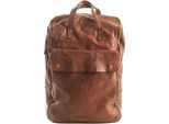 Harold's Pelle Zaino Per Laptop Zaino Con Scomparto Per Laptop Submarine Notebook Backpack Cognac Marrone
