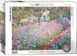 Puzzle Da 1000 Pezzi - Puzzle - Claude Monet - Giardino Di Giverny + Set Di 3 Accessori Per Puzzle Deluxe