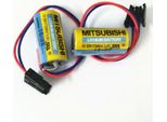 Confezione Da 2 Batterie Mitsubishi Plc A6BAT ER17330V Dimensioni 2/3A 3,6V Li-Ion Batteria Sps + Connettore