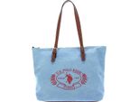 U.S. Polo Assn. Borsa Shopper Springfield Canvas Shopping Bag Sky Blue