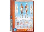 Puzzle Da 1000 Pezzi - Puzzle - Il Corpo Umano + Set Deluxe Di 3 Accessori Per Puzzle